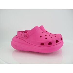 Crocs Crush Clog Size 11 Pink Rubber Slip On Platform Chunky Shoes